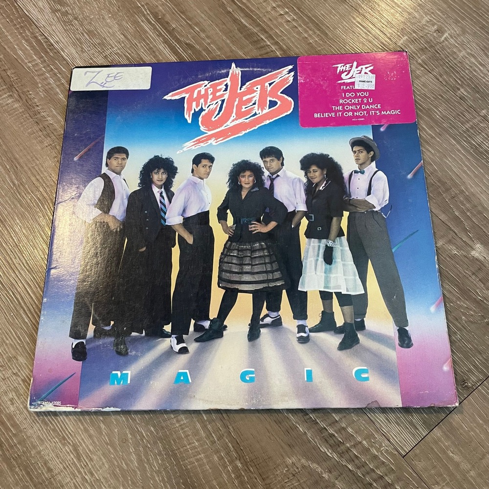 The Jets Magic Vinyl LP 12" 1987 MCA-42085 Pop R&B Music Rocket 2 U Make It Real